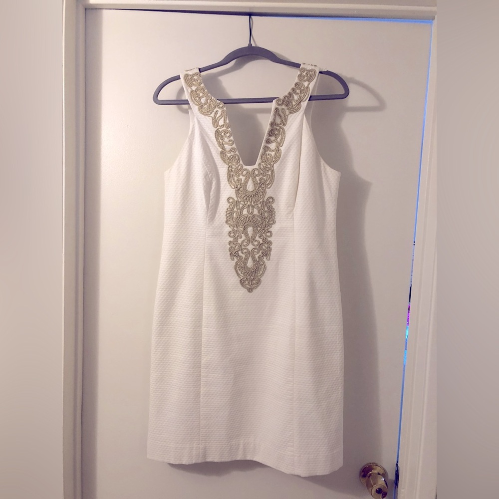 Lily Pulitzer size 10 White Summer Dress